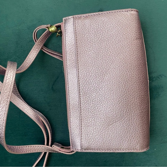 Hobo Jewel Metallic Pink Crossbody - Picture 2 of 3